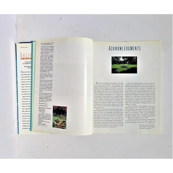 Vintage California Cooking by Art Museum council, Cookbook‎ 1986 Hardcover Book - Picture 7 of 12